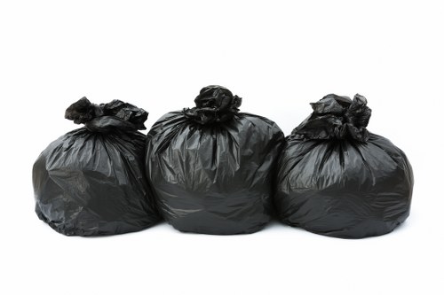 Types of business waste segregated for removal